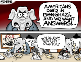 BENGHAZI BUCKS by Steve Sack