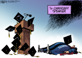 CAMPUS INTOLERANCE by Nate Beeler