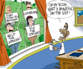 OBAMA'S VIEW by Gary McCoy