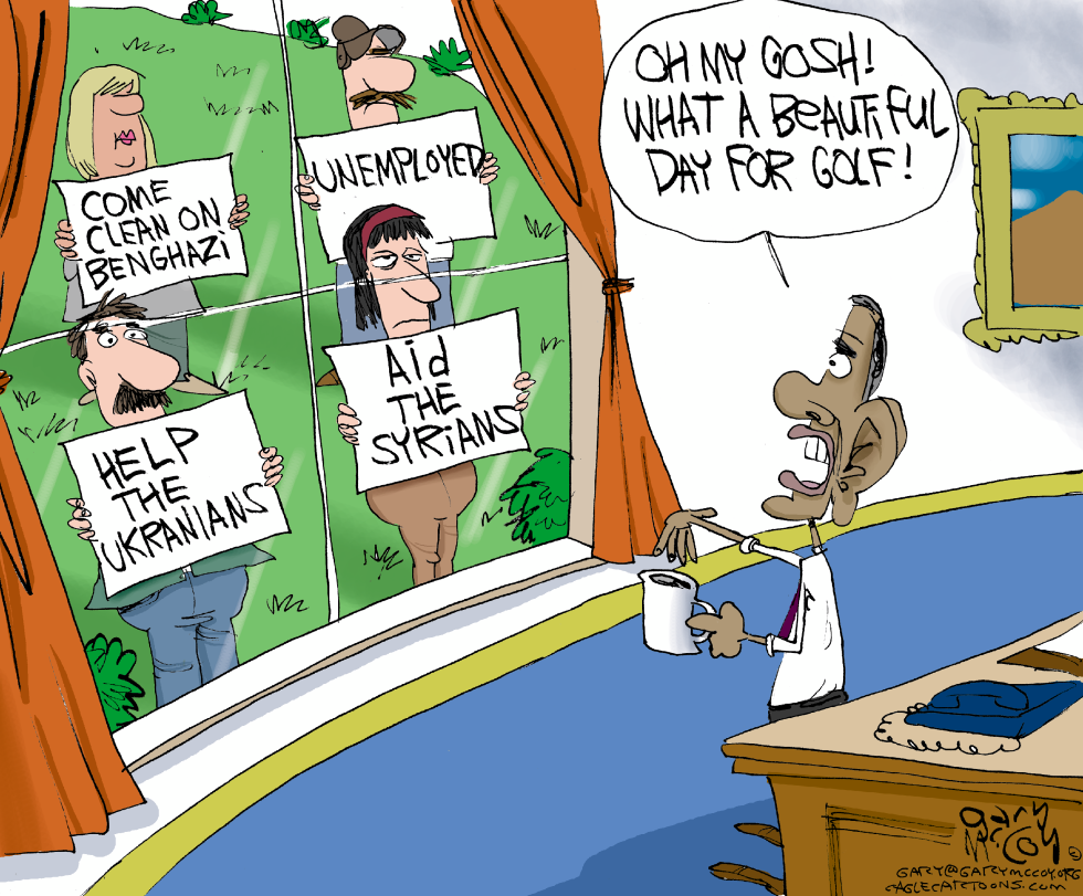  OBAMA'S VIEW by Gary McCoy