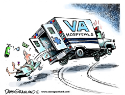 VA HOSPITALS by Dave Granlund