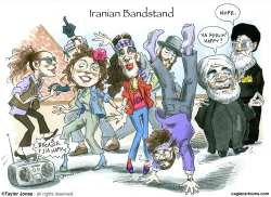 IRANIAN BANDSTAND  by Taylor Jones