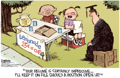 JOBLESS GRADS by Rick McKee