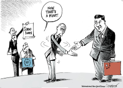 PUTIN AND CHINA by Patrick Chappatte