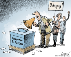 PROTEST VOTE IN EUROPE by Patrick Chappatte