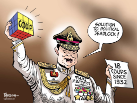 THAI MILITARY COUP by Paresh Nath