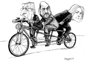 EU BICYCLISTS by Petar Pismestrovic