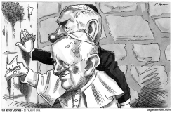 POPE FRANCIS AND NETANYAHU by Taylor Jones