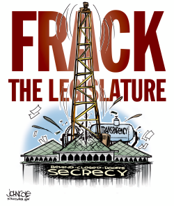 LOCAL NC  FRACK THE LEGISLATURE by John Cole