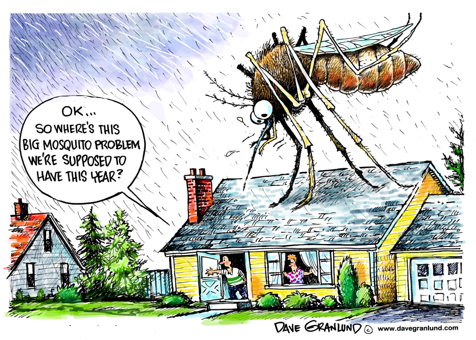  BAD YEAR FOR MOSQUITOES by Dave Granlund