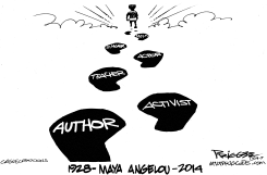 MAYA ANGELOU RIP by Milt Priggee