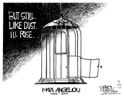 MAYA ANGELOU by John Darkow