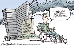 VA SCANDAL by Mike Keefe