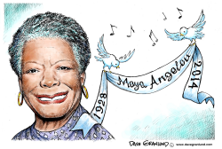 MAYA ANGELOU TRIBUTE by Dave Granlund