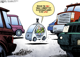 GOOGLE CAR by Nate Beeler