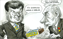 POROSHENKO Y PUTIN by Taylor Jones