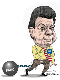 JUAN MANUEL SANTOS  by Arcadio Esquivel