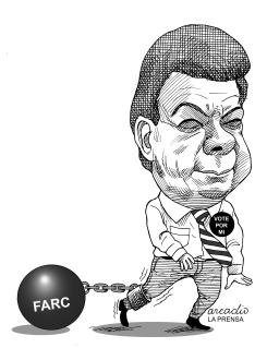 JUAN MANUEL SANTOS by Arcadio Esquivel