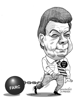 JUAN MANUEL SANTOS by Arcadio Esquivel