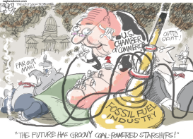 OUR FOSSIL FUTURE by Pat Bagley