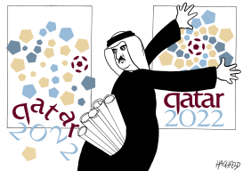 QATAR WORLD CUP 2022 ENDANGERED by Rainer Hachfeld