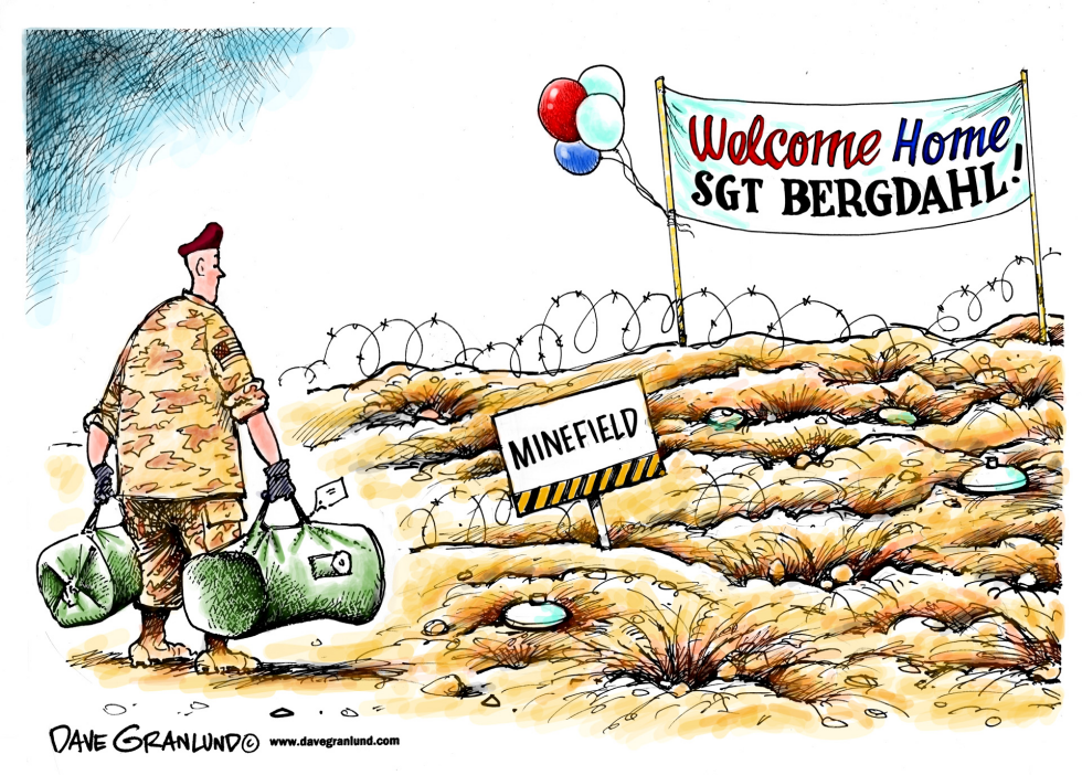  SGT BERGDAHL WELCOME HOME by Dave Granlund