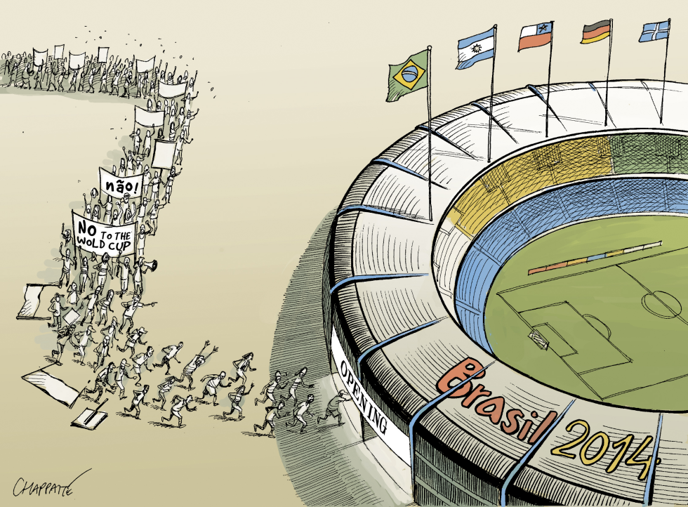  START OF THE WORLD CUP by Patrick Chappatte