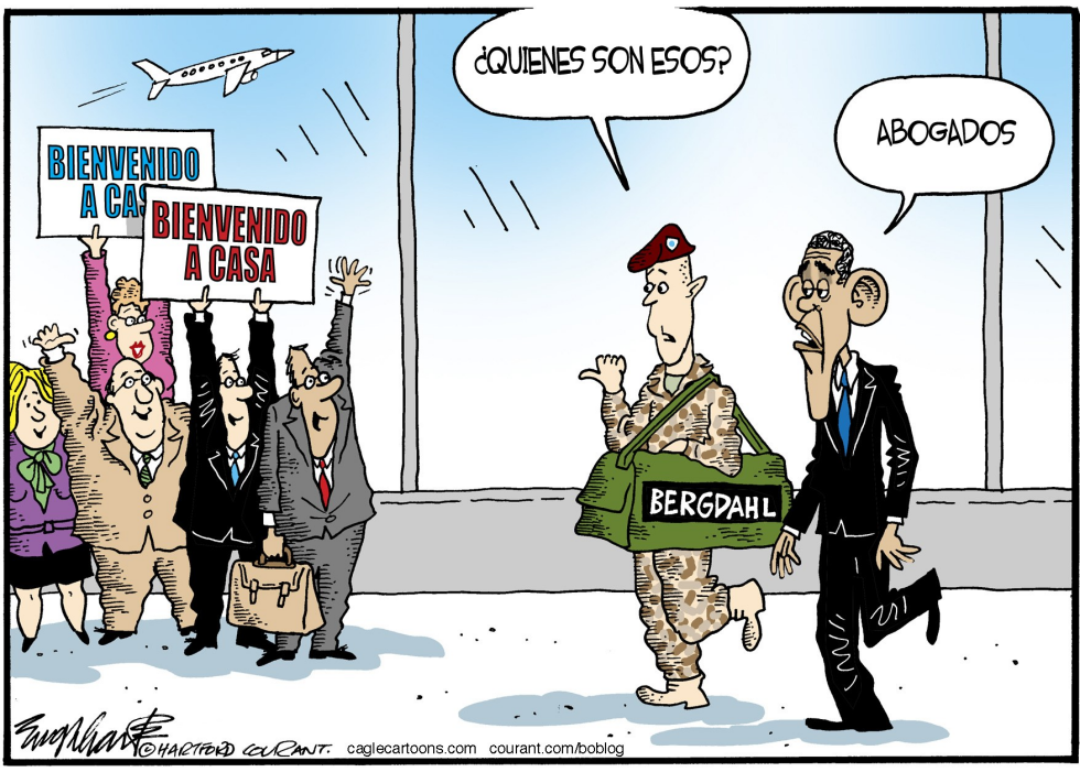  BOWE BERGDAHL  by Bob Englehart