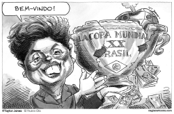 DILMA LE DA LA BIENVENIDA by Taylor Jones