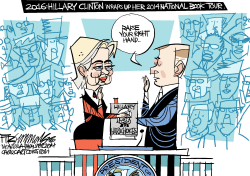 HILLARY BOOK TOUR by David Fitzsimmons