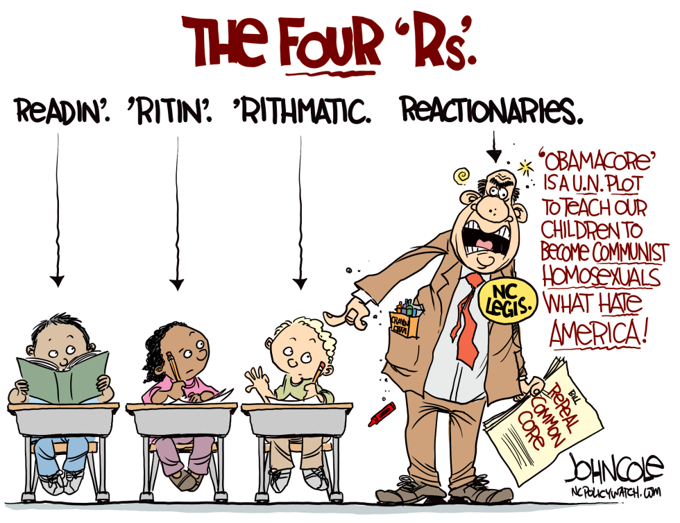  LOCAL NC  LEGISLATURE AND COMMON CORE by John Cole