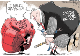 STUDENT LOAN DEBT  by Pat Bagley