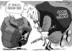 STUDENT LOAN DEBT by Pat Bagley