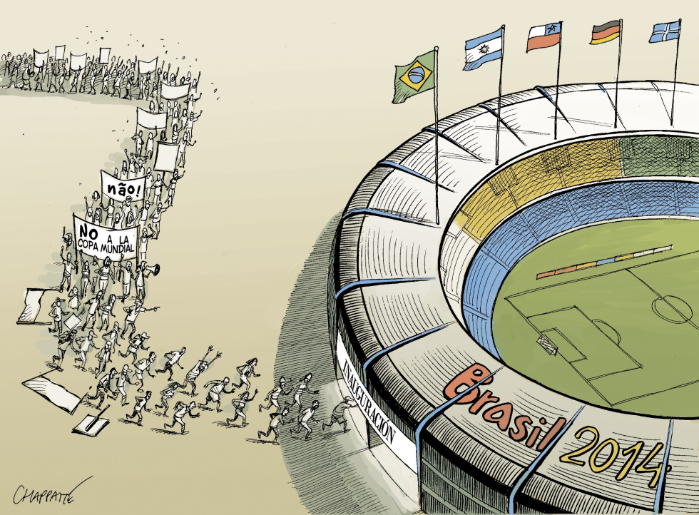  INICIO DE LA COPA MUNDIAL by Patrick Chappatte