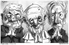 PERES-ABBAS VATICAN PRAYER SUMMIT by Taylor Jones