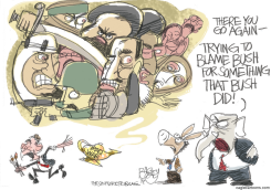 IRAQ WAR PRESIDENT by Pat Bagley