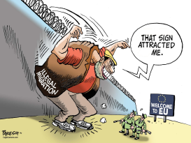 ILLEGAL EU MIGRATION by Paresh Nath