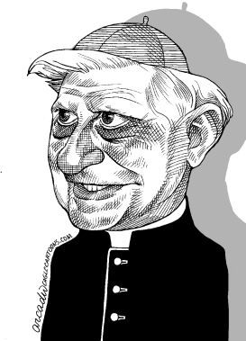 CARDENAL RATZINGER by Arcadio Esquivel