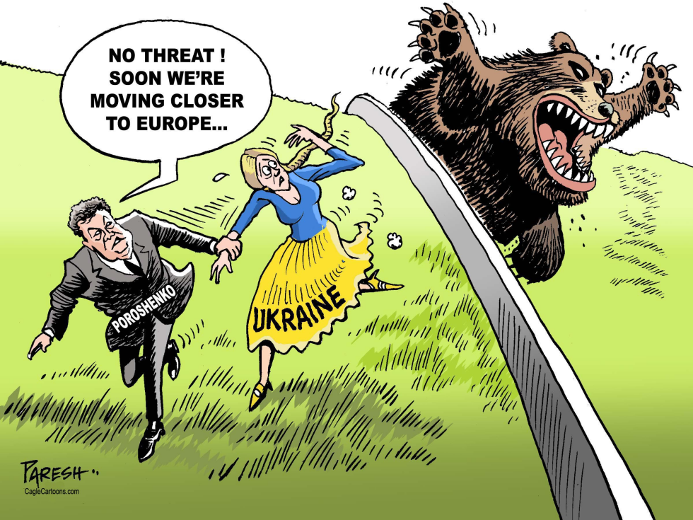  UKRAINE AND POROSHENKO by Paresh Nath