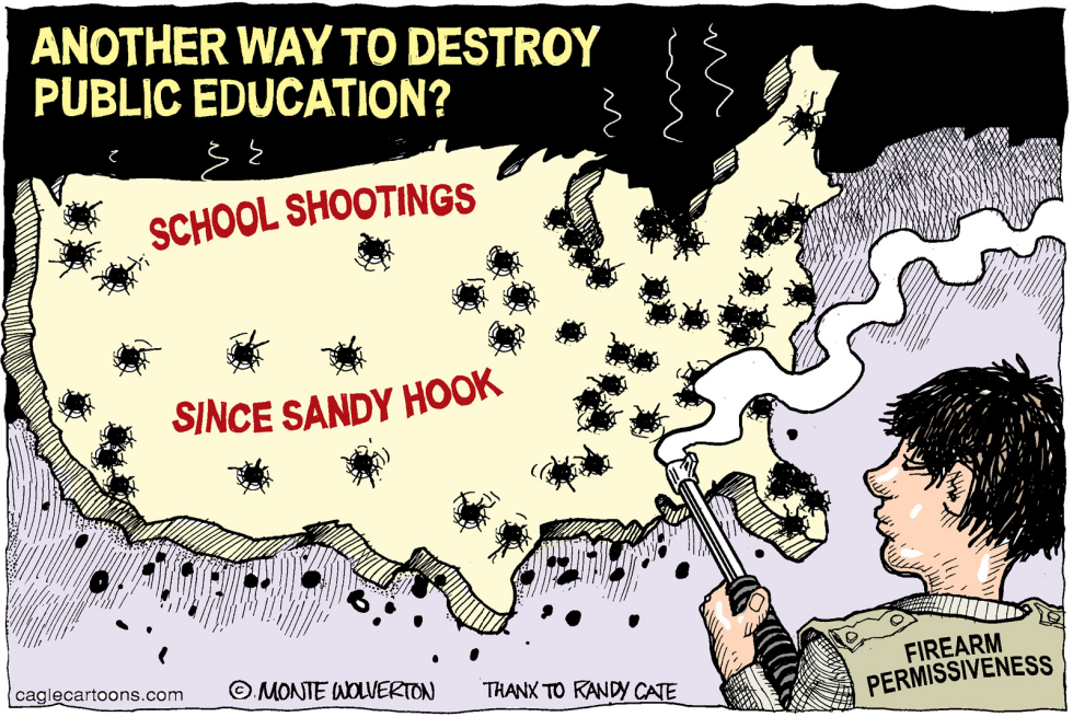  SHOOTING TO KILL PUBLIC EDUCATION by Wolverton