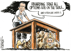 OPTIONS ON THE TABLE by Jeff Koterba