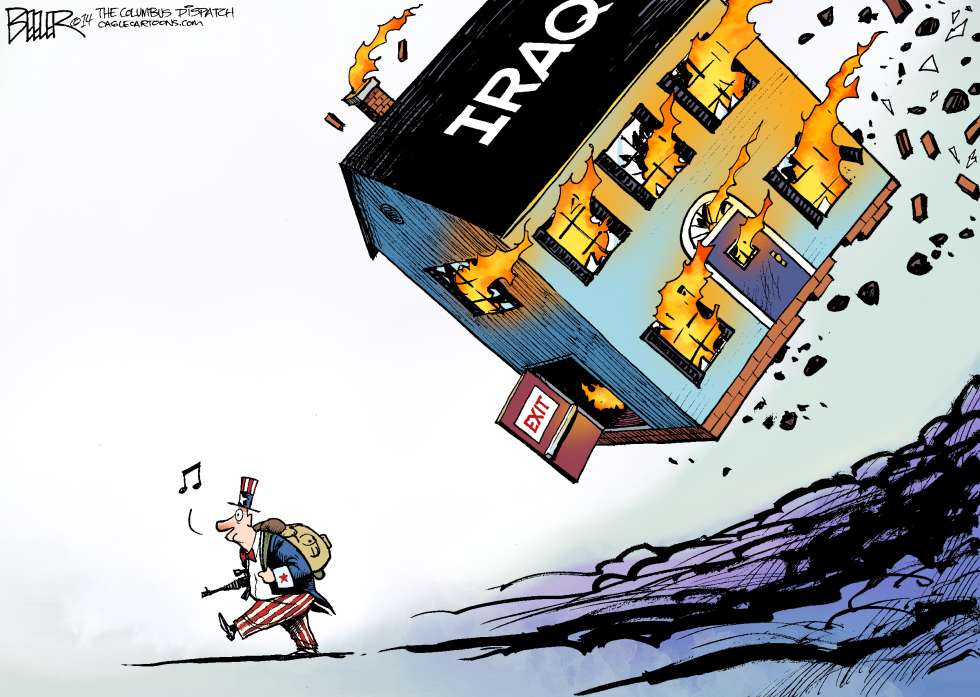  IRAQ RETURNS by Nate Beeler