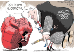 DEUDA POR PRESTAMO ESTUDIANTIL  by Pat Bagley