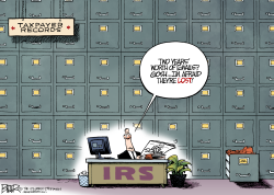 IRS LOST EMAILS by Nate Beeler