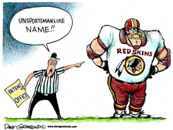 REDSKINS VS PATENT OFFICE by Dave Granlund