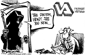 VA SCANDAL by Milt Priggee