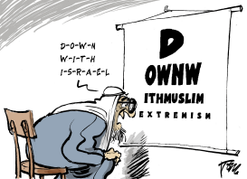 DOWN WITH MUSLIM EXTREMISM by Tom Janssen