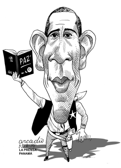 OBAMA SHERIF O PACIFISTA COL by Arcadio Esquivel