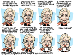 HILLARY'S HARD TIMES by David Fitzsimmons