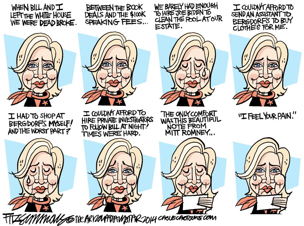  HILLARY'S HARD TIMES by David Fitzsimmons